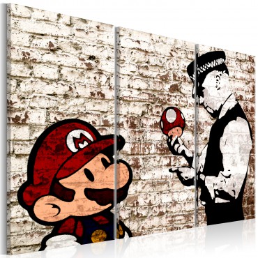 Cuadro - Mario Bros: Torn Wall