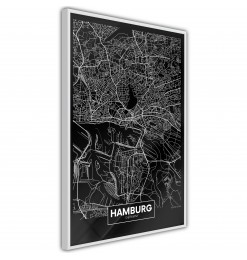 Póster - City Map: Hamburg...